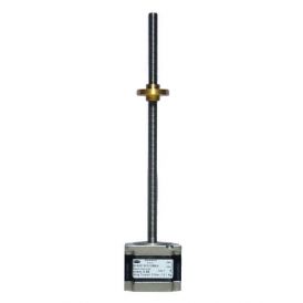 10.1 kg cm CAPTIVE LINEAR ACTUATOR STEPPER MOTOR (2.8 Amp Motor) PITCH - M10x1.5 WITH 250 MM LEAD SCREW 