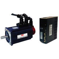 3 PHASE 3.8 KILOWATT AC SERVO  (130 mm Frame Size) INCLUDES MOTOR, WITH ETHERCAT DRIVEN DRIVES & 17 BIT ABSOLUTE ENCODER 