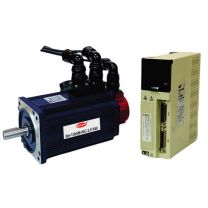 3 PHASE 2.6 KILOWATT AC SERVO  (130 mm Frame Size) INCLUDES MOTOR, WITH PULSE / ANALOG DRIVEN DRIVES  & 2500 INCREMENTAL OPTICAL ENCODER 