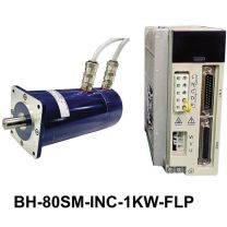 FLAME PROOF 3 PHASE 1 KILOWATT AC SERVO  (80 mm Frame Size) INCLUDES MOTOR, WITH PULSE / ANALOG DRIVEN DRIVES  & 2502 INCREMENTAL OPTICAL ENCODER 